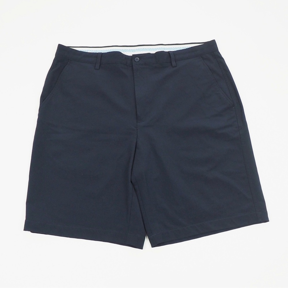 FootJoy FJ Golf Shorts Mens 40 Dark Navy Blue Flat Lisle Performance Tech Blend